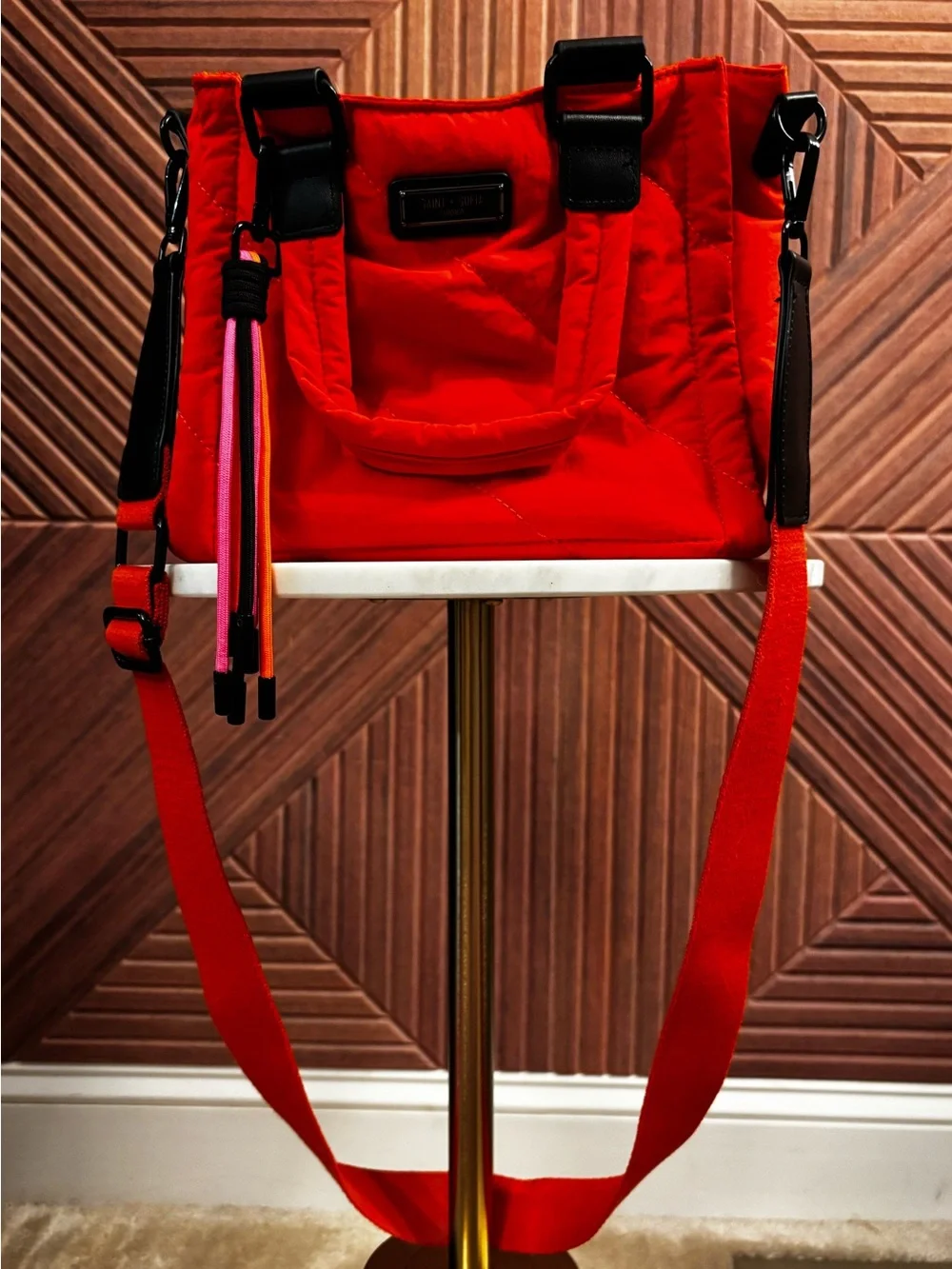 Saint and Sofia Mini Penny Tote Bag Orange